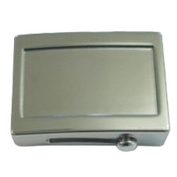 10866-40 MS silver Web buckle